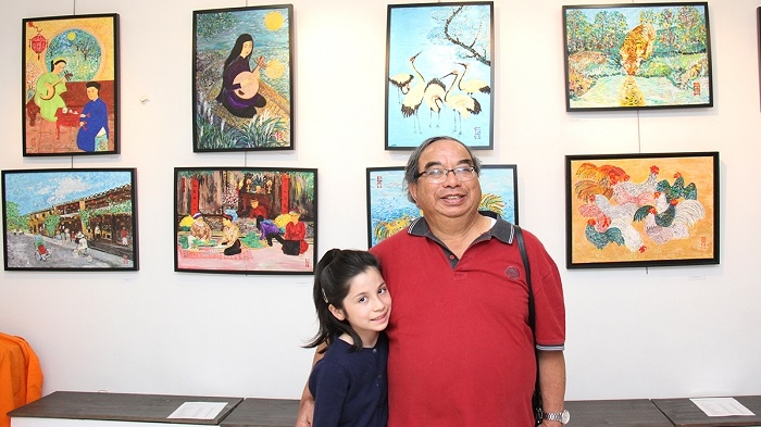Overseas Vietnamese artist organizes exhibition to introduce Vietnamese culture to French people